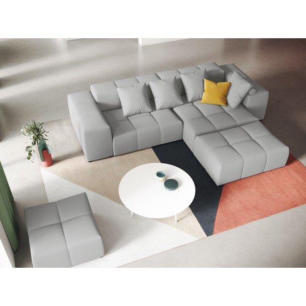 Szürke sarokkanapé (variálható) Rome - Cosmopolitan Design-image-1