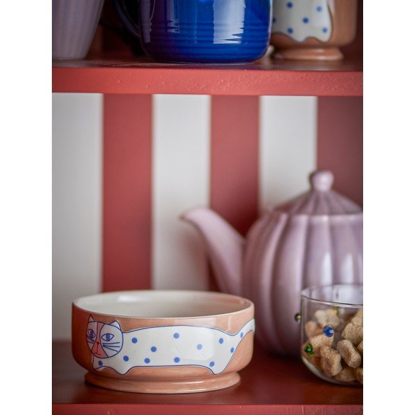 Világosbarna kőedény tálka szett 4 db-os Missy – Bloomingville-image-1