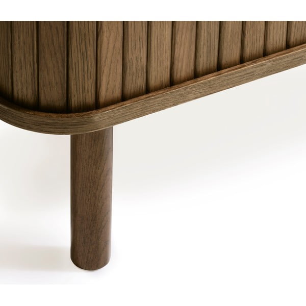 Barna TV-állvány tölgyfa dekorral 56x160 cm Cavo – Unique Furniture-image-4