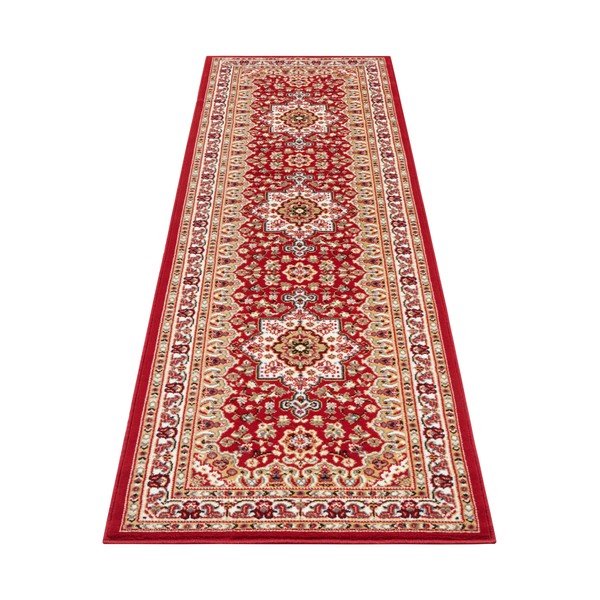 Parun Tabriz piros futószőnyeg, 80 x 250 cm - Nouristan-image-2