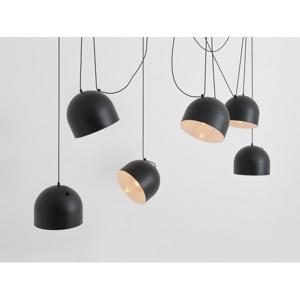 Fekete függőlámpa fém búrával 250x250 cm Popo - CustomForm-image-2