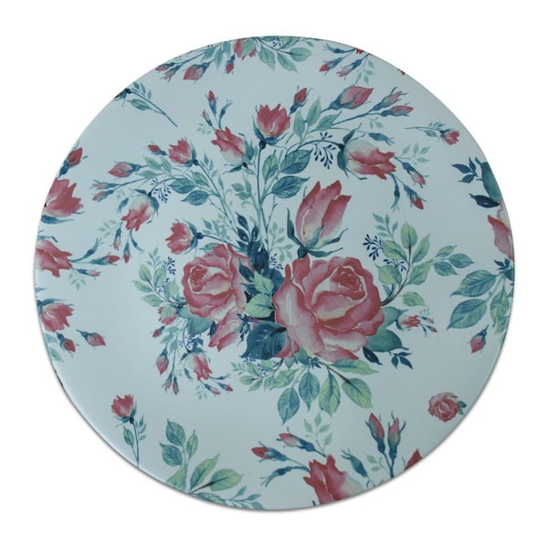 Roses kék kerámia tányér, ⌀ 26 cm