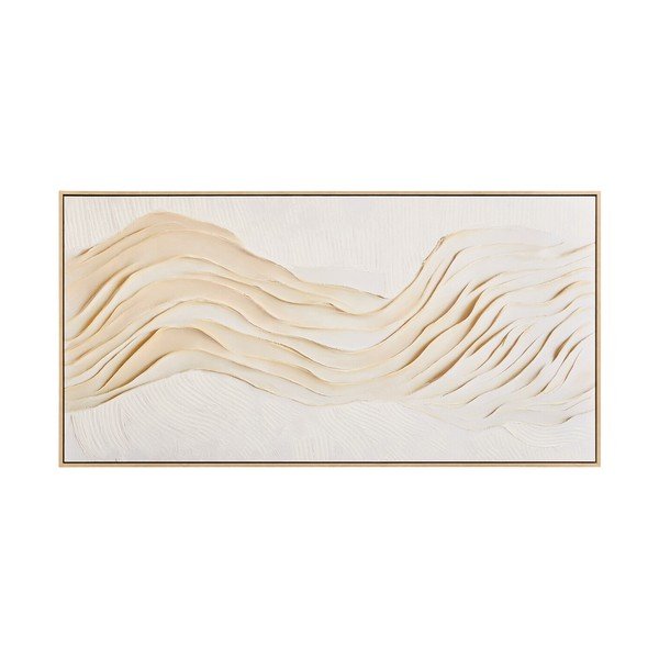 3D-s keretezett-vászon kép 73x143 cm Astratto – Premier Housewares