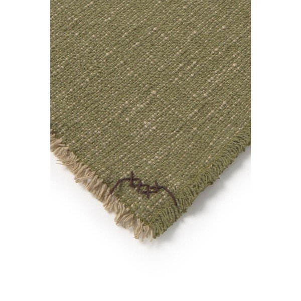 Khaki pamut takaró 130x180 cm Handloom – Lorena Canals-image-4