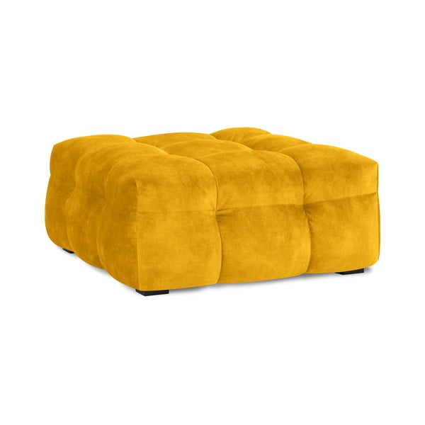 Vesta sárga bársony puff - Windsor & Co Sofas