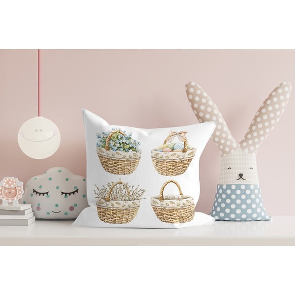 Párnahuzat húsvéti mintával 43x43 cm – Mila Home-image-2