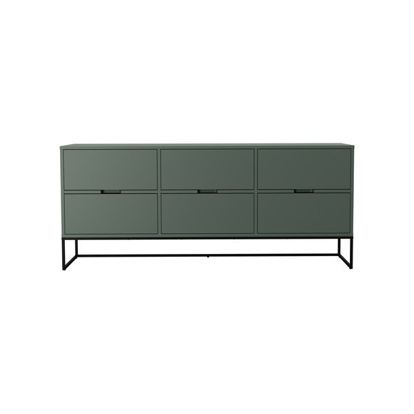 Szürkészöld alacsony komód 176x76 cm Lipp - Tenzo-image-3