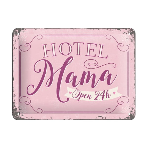 Hotel Mama dekorációs falitábla - Postershop