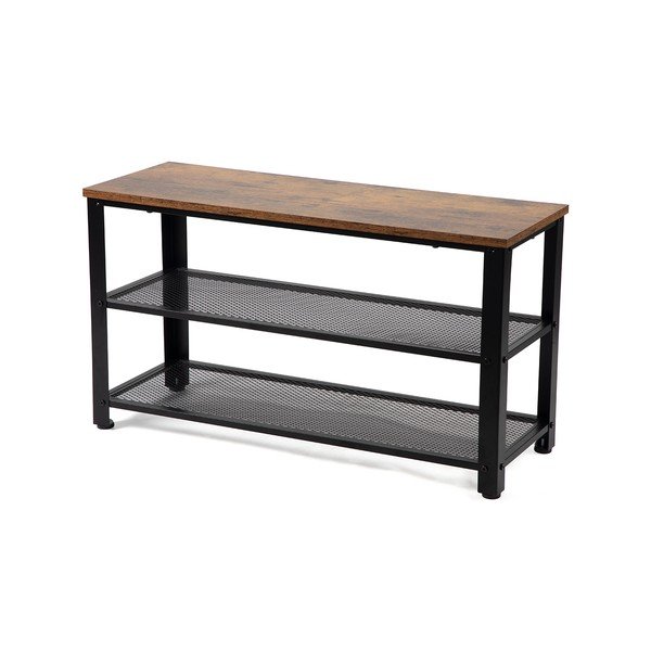 Fekete acél cipőtartó 80x45x30 cm Arne – Bonami Essentials