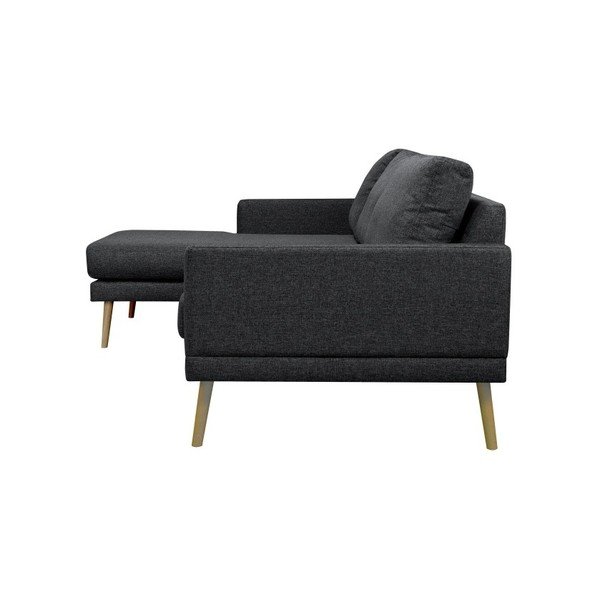 Vega fekete bal oldali sarokkanapé - Windsor & Co Sofas-image-2