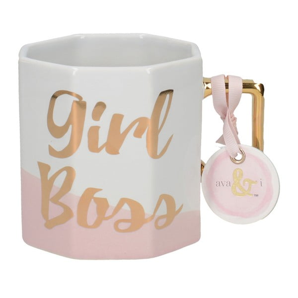 Girl Boss porcelán bögre, 450 ml - Creative Tops
