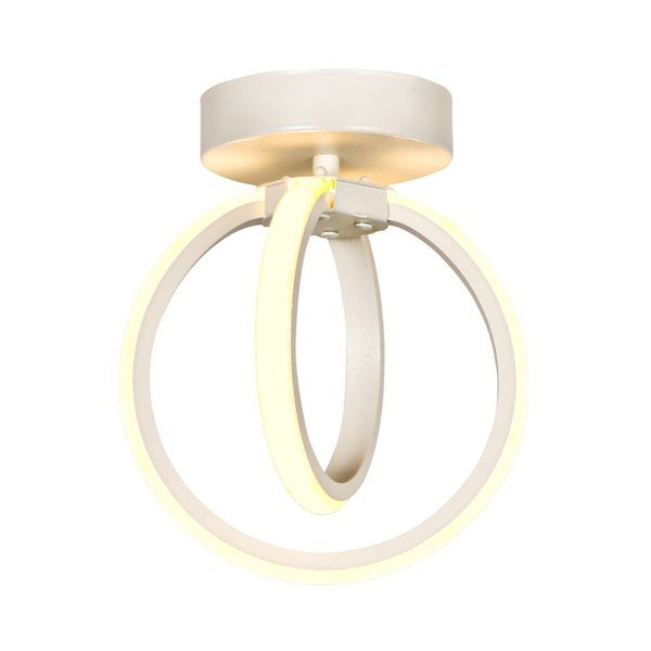 Fehér fém LED mennyezeti lámpa Sezen – Squid Lighting