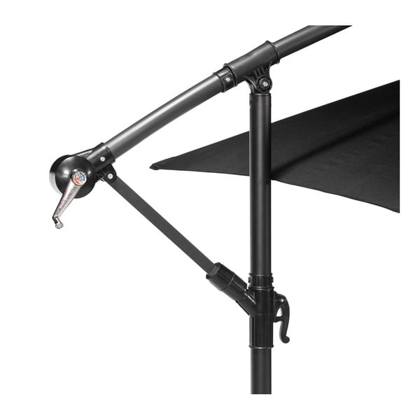 Fekete napernyő ø 300 cm Happy Sun – Bonami Essentials-image-4