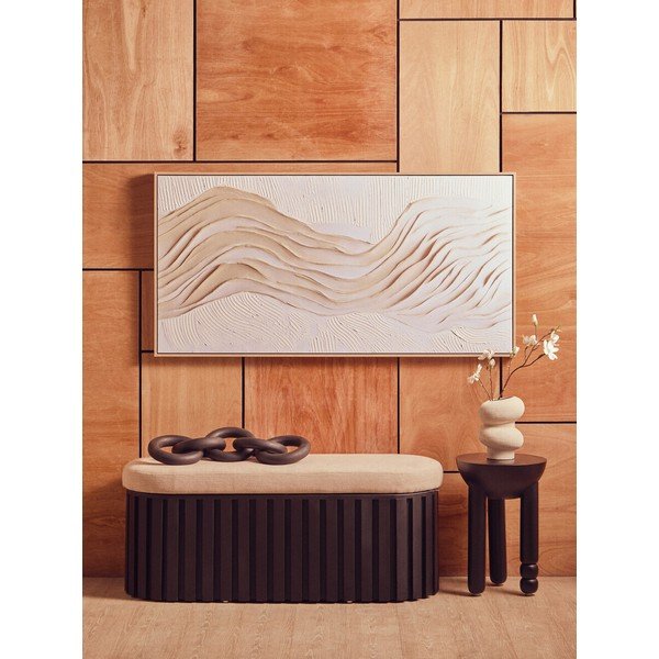 3D-s keretezett-vászon kép 73x143 cm Astratto – Premier Housewares-image-1
