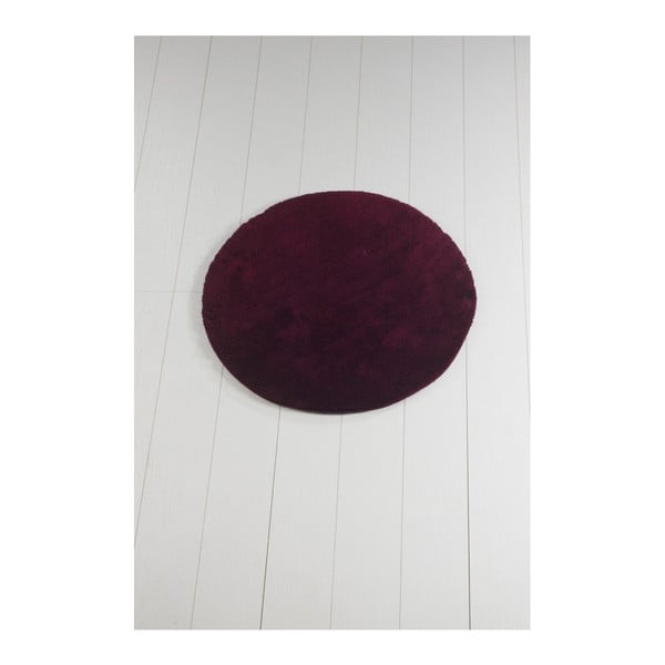 Colors of Cap sötétlila fürdőszobaszőnyeg, ⌀ 90 cm