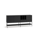 Fekete komód 220x98x45 cm Platt – Teulat