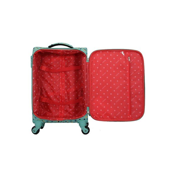 Rubby türkizkék gurulós bőrönd - Lollipops-image-4