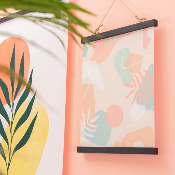 Fekete mágneses plakátkeret, szélesség 30 cm - Sass & Belle-image-1