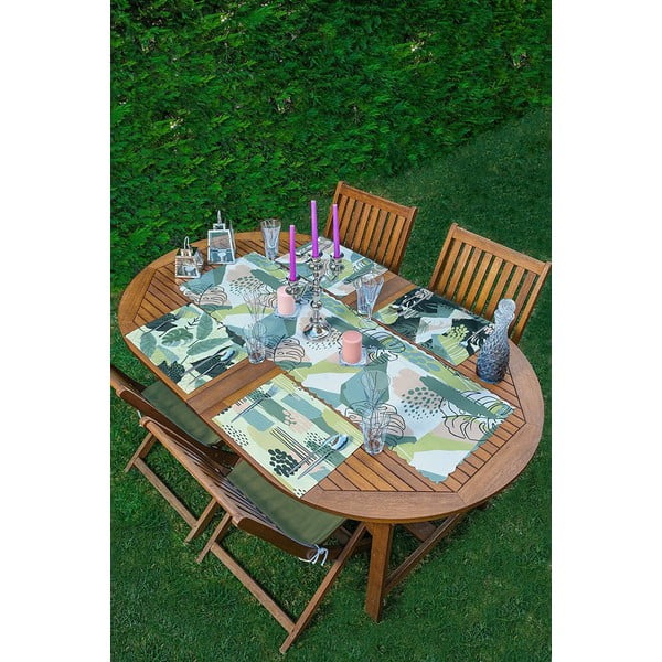 Tányéralátét és asztali futó szett 5 db-os – Mila Home-image-1