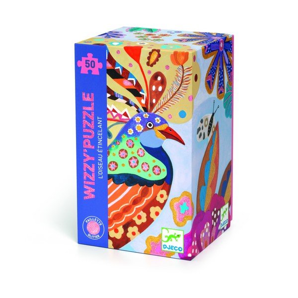 Csillogó madár puzzle - Djeco-image-1