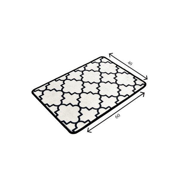 Fekete-bézs fürdőszobai kilépő 40x60 cm Kupa – Foutastic-image-3