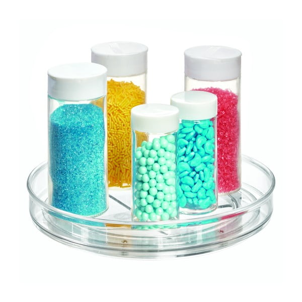 Kerek forgatható talpazat az iDesign The Home Edit dobozokhoz, ⌀ 23,5 cm-image-1