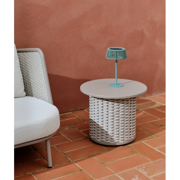 Fém kerek kerti kisasztal ø 50 cm Sedalis – Kave Home-image-1