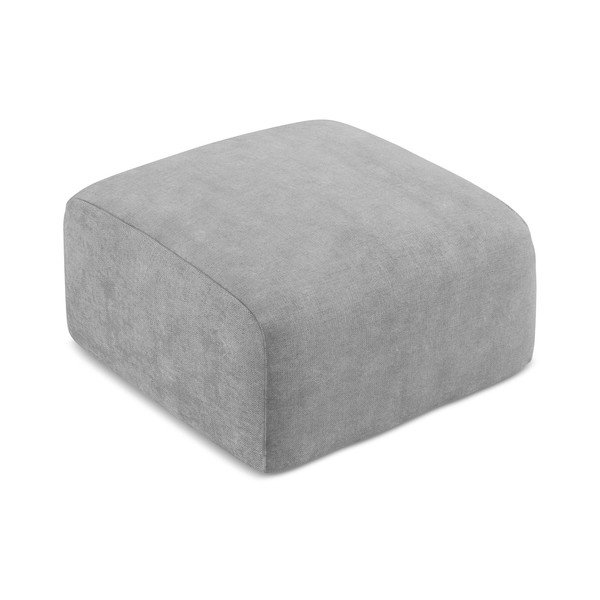 Világosszürke zsenília lábtartó Leila – Makamii-image-2