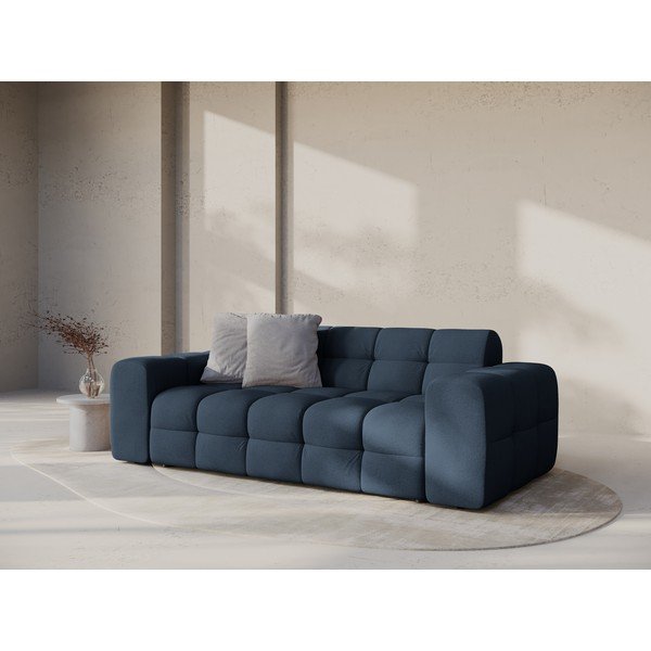 Sötétkék kanapé 222 cm Kendal – Micadoni -image-1