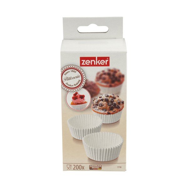 Muffin fehér 200 db papír sütőkehely, ø 5 cm - Zenker-image-1