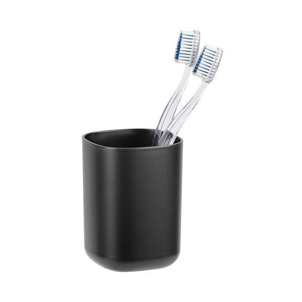 Davos fekete fogkefetartó pohár - Wenko-image-1