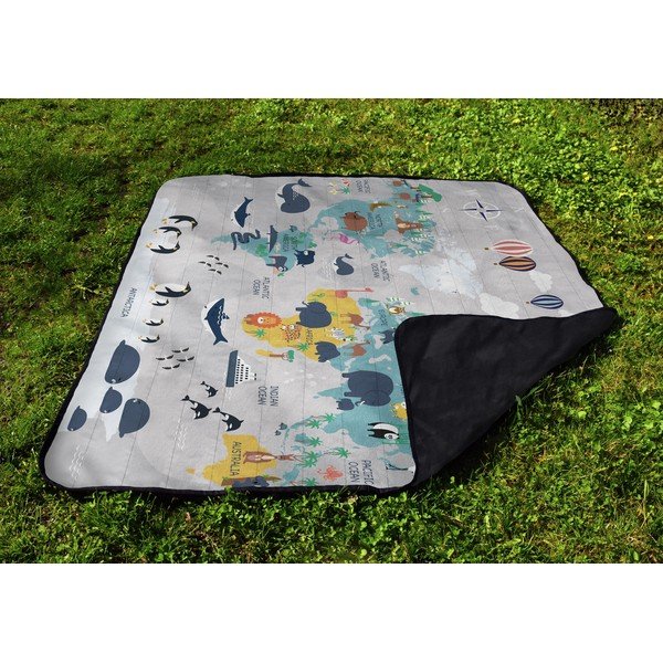 Mikroszálas piknik takaró 145x180 cm Travel Around The World – Butter Kings-image-3