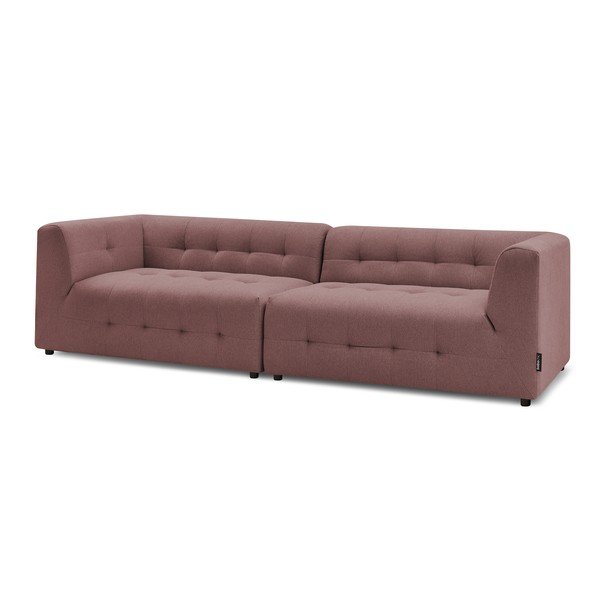 Sötét rózsaszín kanapé 324 cm Kleber - Bobochic Paris-image-4