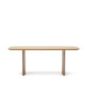 Natúr színű étkezőasztal tölgyfa dekorral 100x200 cm Litto – Kave Home