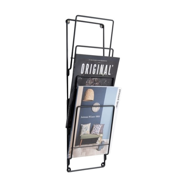 Fekete újságtartó állvány - PT LIVING-image-2