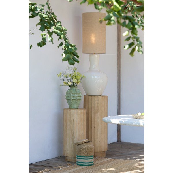 Mangófa kerek tárolóasztal ø 35 cm Ellena – Light & Living-image-1