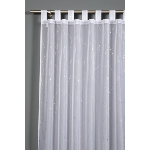 Fehér voile fényáteresztő függöny 140x245 cm – Sehlbach