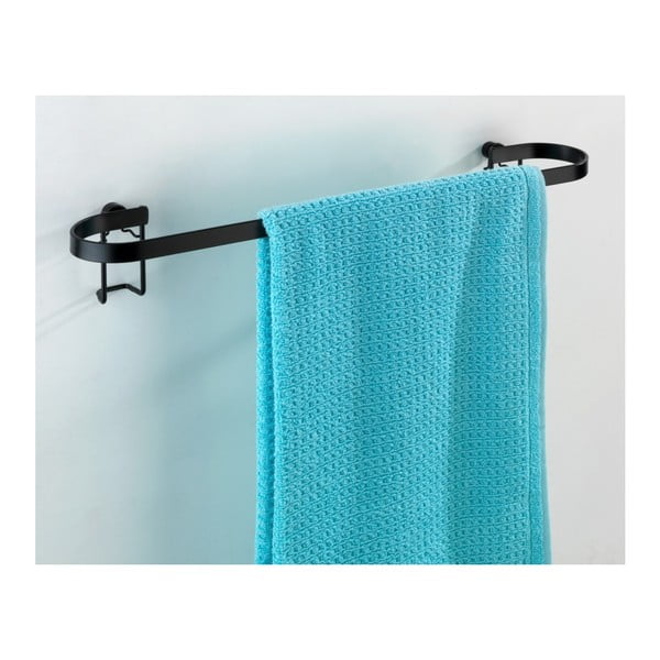 Classic Plus fekete kéztörlőtartó állvány - Wenko-image-4