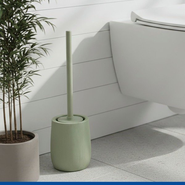 Zöld kerámia WC-kefe Fablo – Wenko-image-1