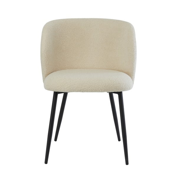 Bézs kárpitozott étkezőfotel Elyna – Light & Living-image-3