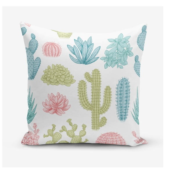 Cactus pamutkeverék párnahuzat, 45 x 45 cm - Minimalist Cushion Covers