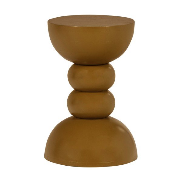 Mangófa kerek tárolóasztal ø 35 cm Miel – WOOOD