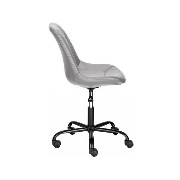 Szürke bőrutánzat irodai szék Kenny – Støraa-image-2
