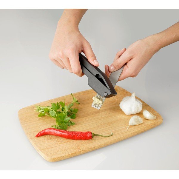 Food & More szürke-kék fokhagymanyomó - Fackelmann-image-1