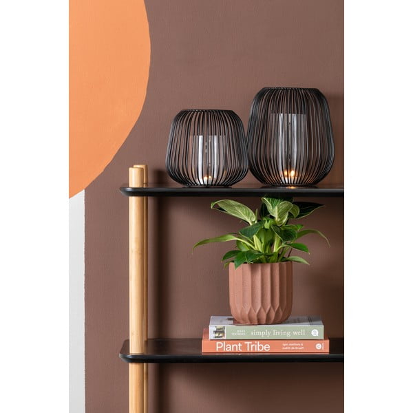 Lantern fekete asztali lámpás, magasság 21 cm - PT LIVING-image-1