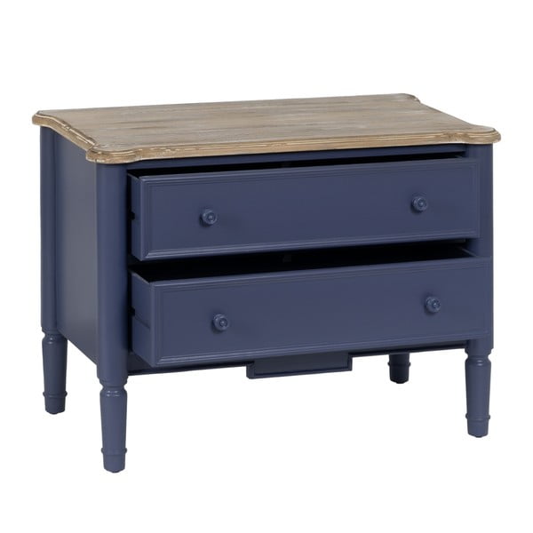 Kék jegenyefenyő alacsony komód 80x60 cm – Ixia-image-2