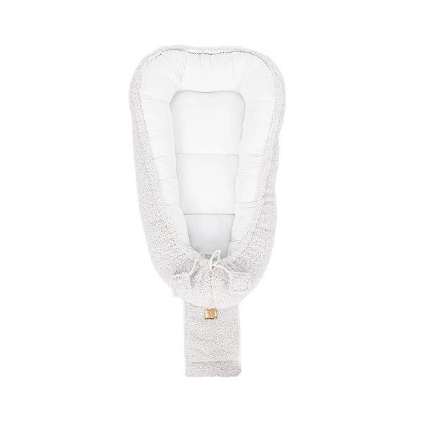 Elefántcsont színű babafészek 55x83 cm – Meowbaby-image-2