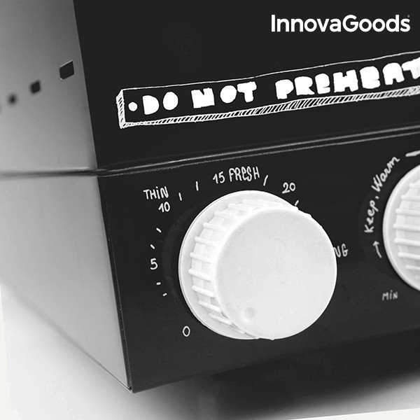 Elektromos pizzás doboz szakácskönyvvel, 1200W - InnovaGoods-image-1