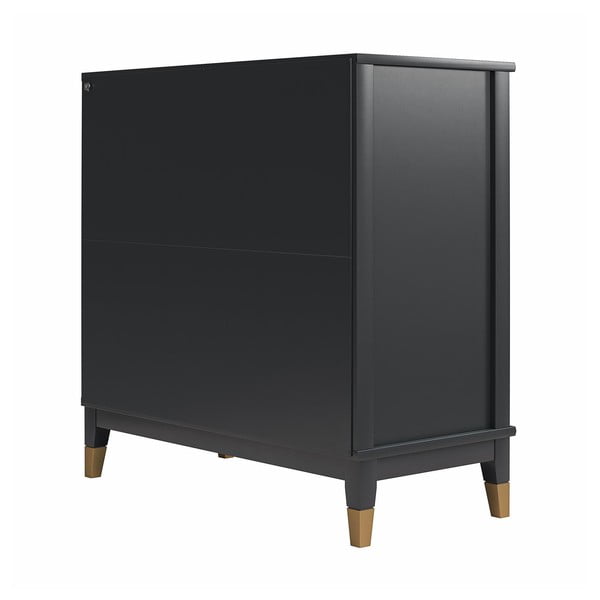 Fekete szekrény 84x84 cm Westerleigh – CosmoLiving by Cosmopolitan-image-2