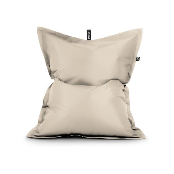 Bézs bőrutánzat babzsákfotel Pad XL – So Soft?